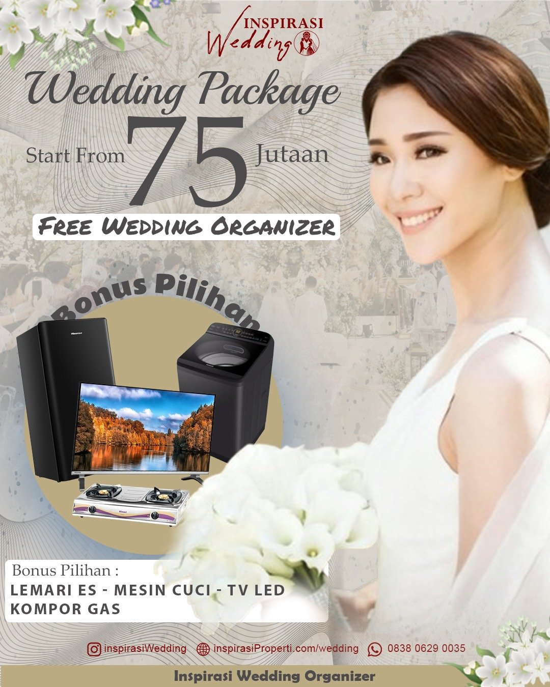 Paket Pernikahan 75 Juta Jakarta